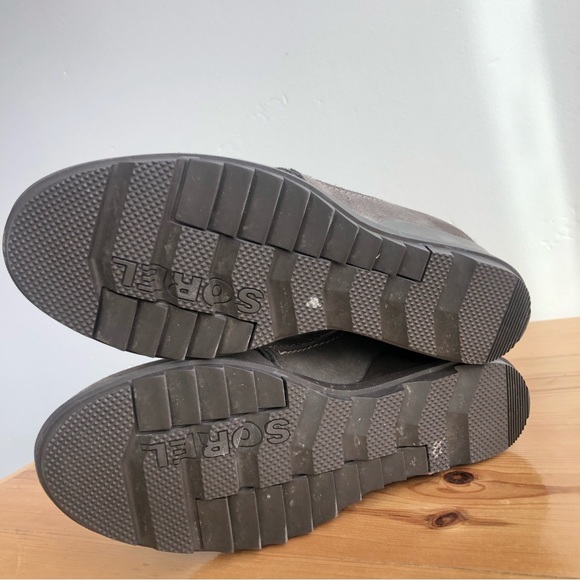 SOREL - Women's Evie Lace Waterproof Suede Ankle Bootie | 7 - Picture 13 of 15